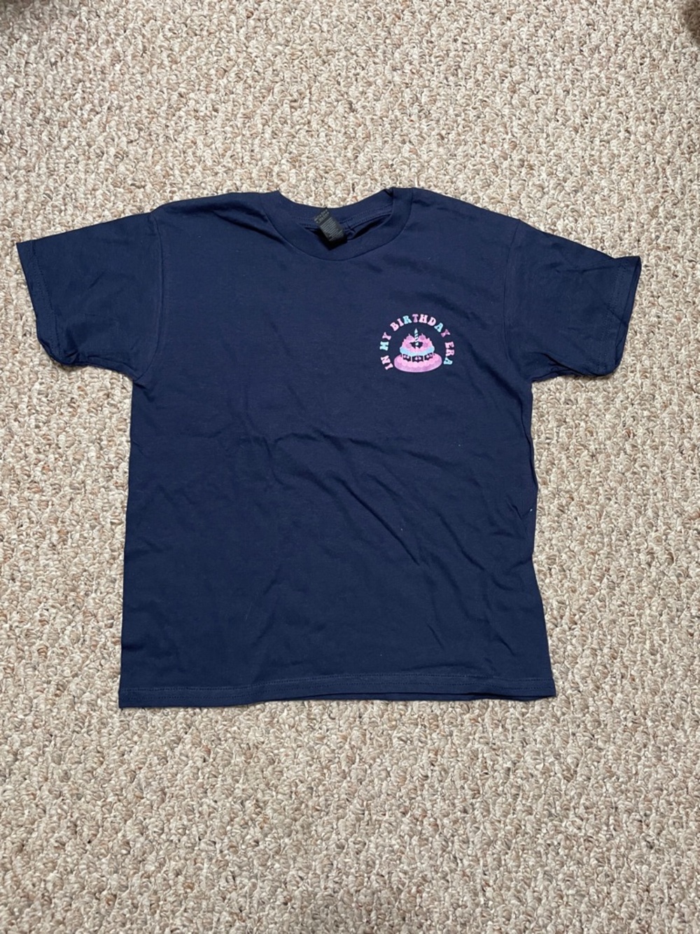 Girls Navy Blue Taylor Swift inspired Birthday Shirt